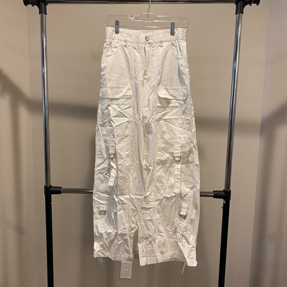 NWT Urban outfitters white cargo pants